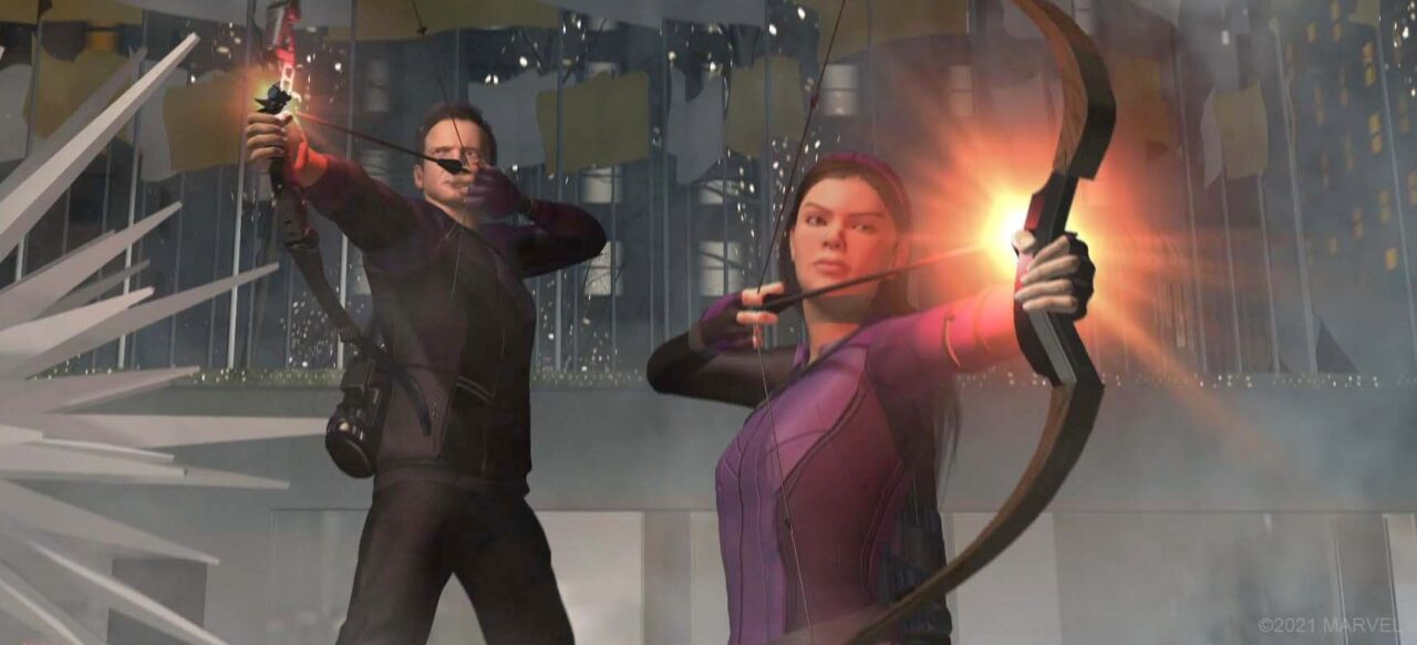 Hawkeye and Kate Bishop